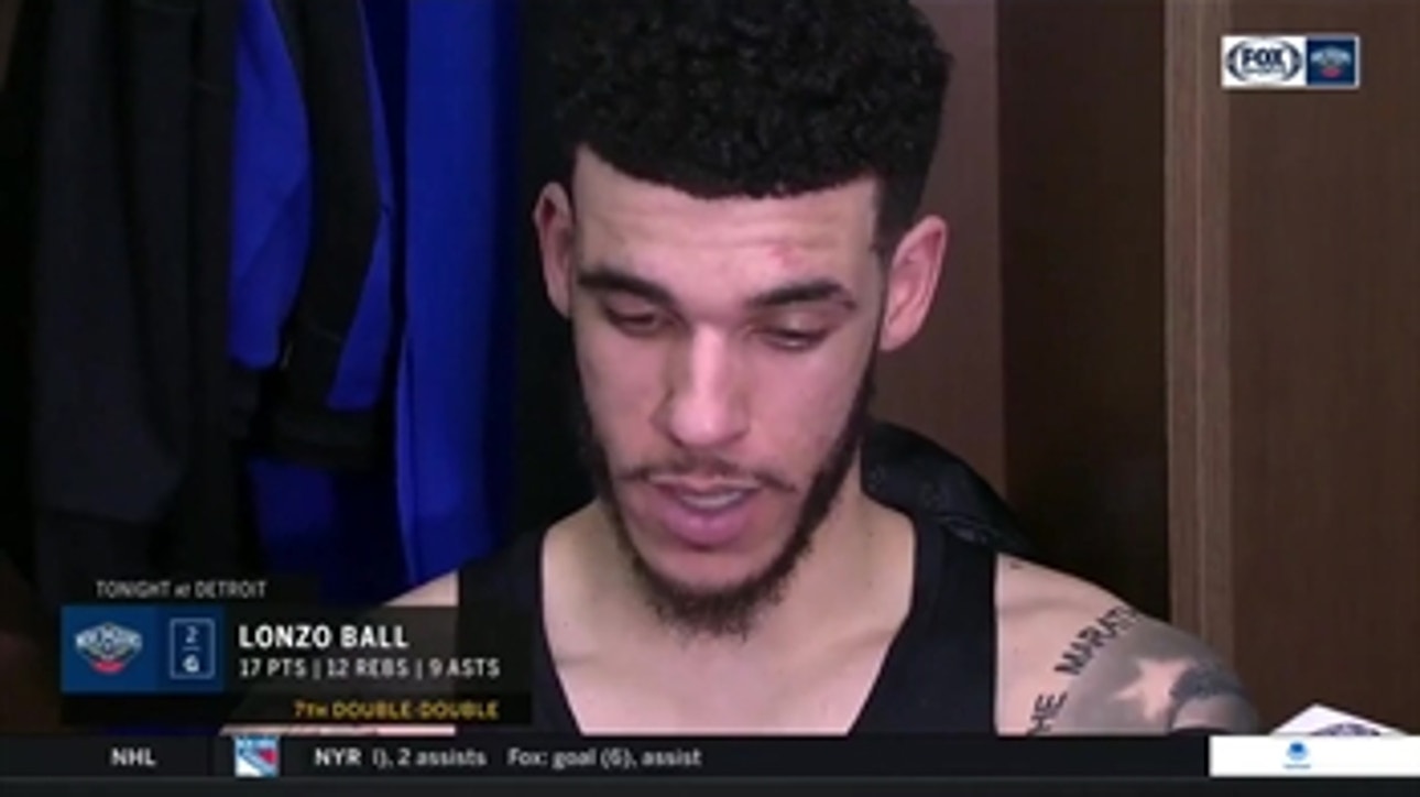 'That was a tough fought game' - Lonzo Ball ' Pelicans Live