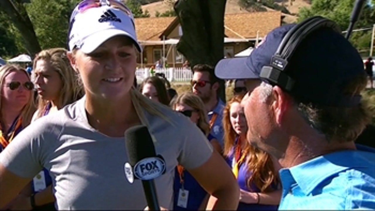 Anna Nordqvist on her two-stroke playoff penalty