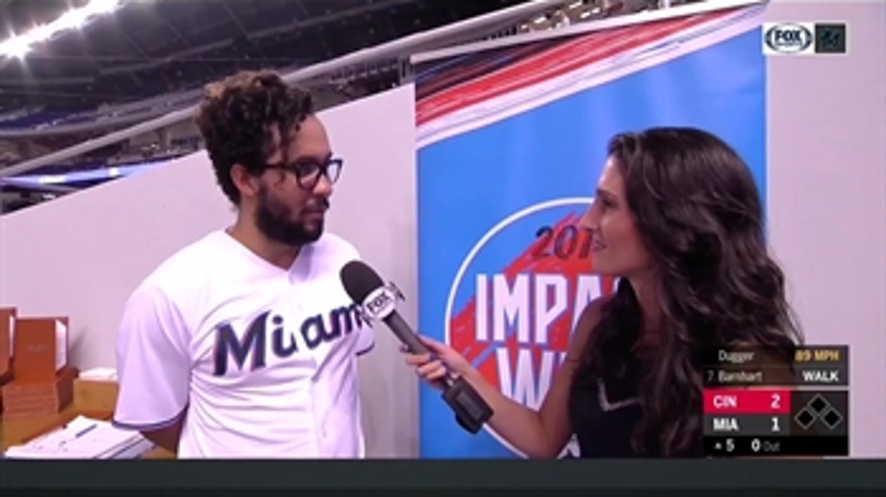 Miami-based artist William Osorio on mural he created for Marlins Impact Week