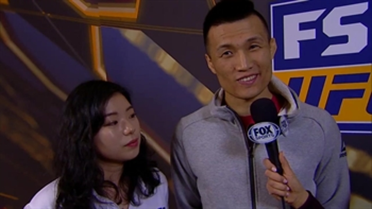 The Korean Zombie talks after making weight ' INTERVIEW ' WEIGH-INS ' UFC FIGHT NIGHT