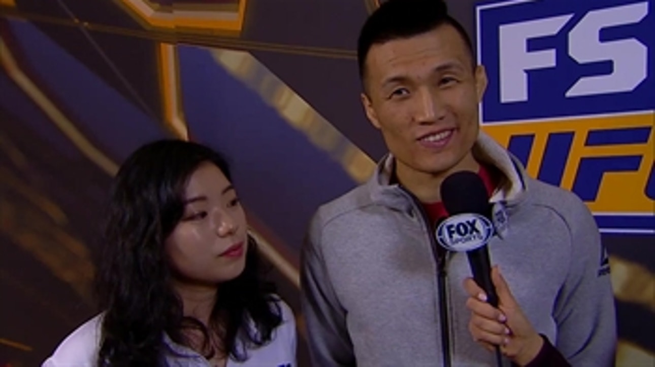 The Korean Zombie talks after making weight | INTERVIEW | WEIGH-INS | UFC FIGHT NIGHT