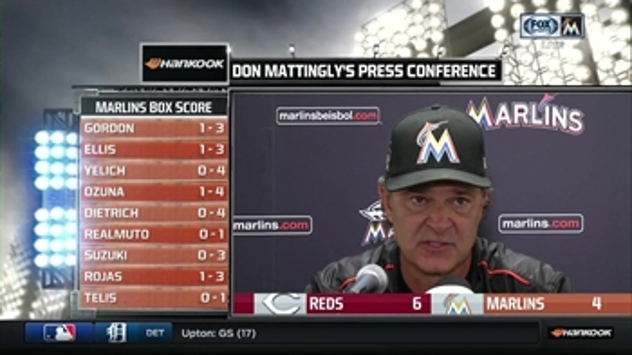 Don Mattingly: Luis Castillo had everything working today