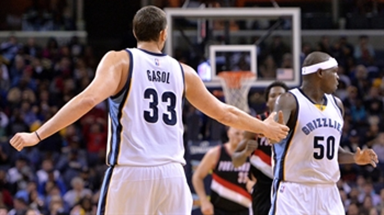 Gasol leads Grizzlies past Blazers in back-and-forth affair