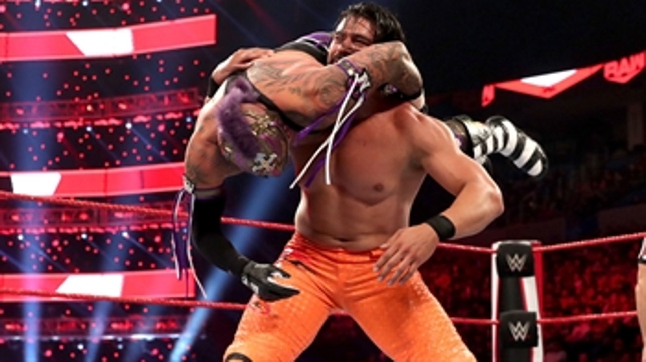 Andrade vs. Rey Mysterio - U.S. Title Match: Raw, Jan. 6, 2020
