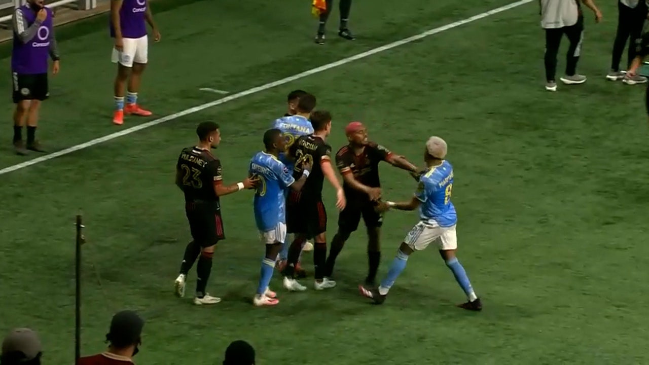 Tempers flare as Philadelphia earns 3-0 win over Atlanta in CONCACAF Champions League quarters