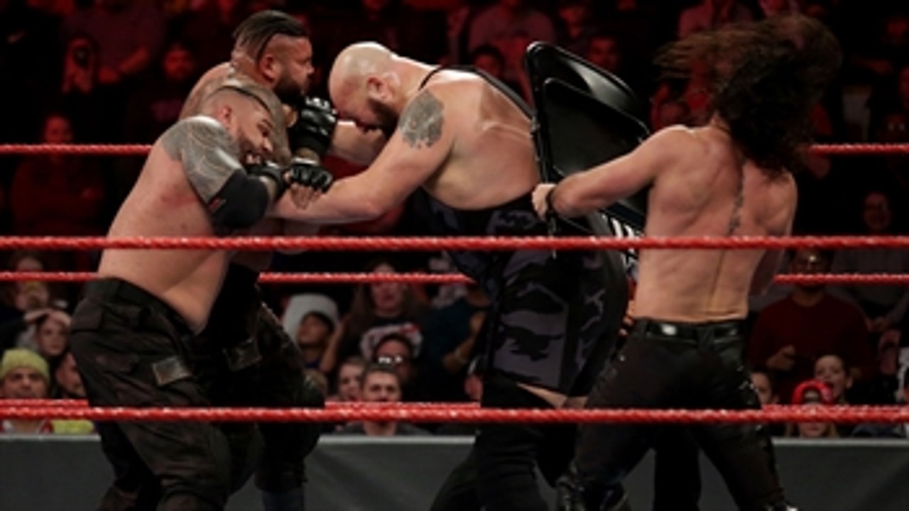 Big Show, Kevin Owens & Samoa Joe vs. Seth Rollins & The AOP: Raw, Jan. 6, 2020