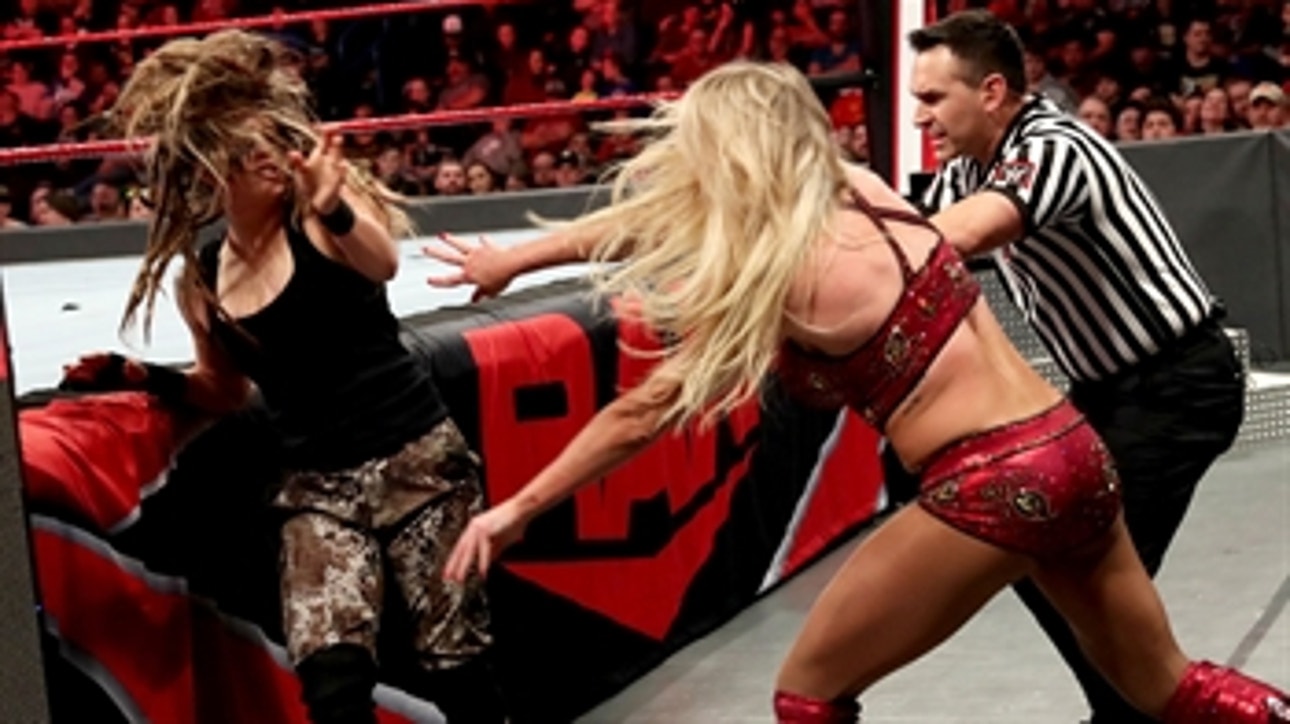 Sarah Logan pays a painful price for jumping Charlotte: Raw, Jan. 6, 2020