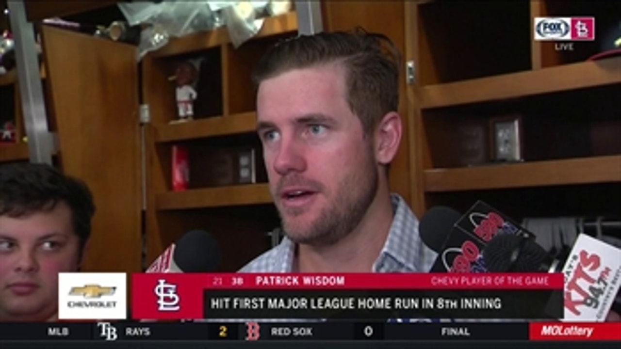 Patrick Wisdom: 'It still gives me goosebumps' thinking about first major league homer
