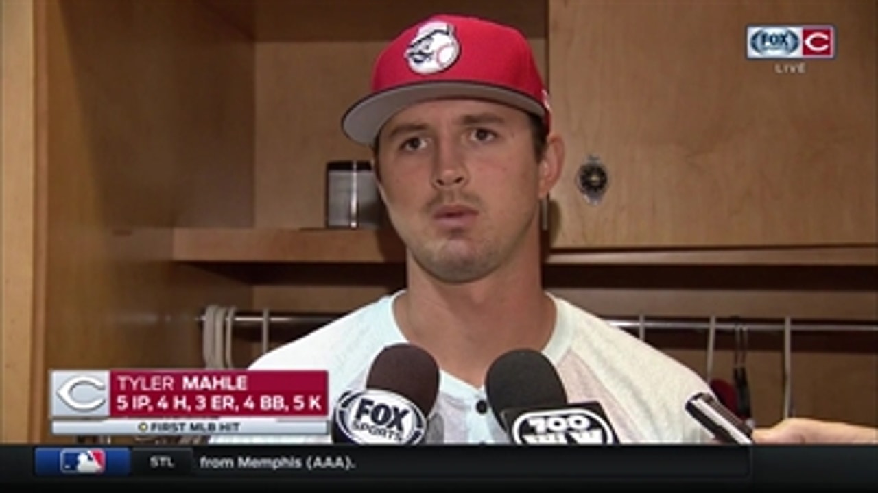 Reds' Tyler Mahle breaks down his first start in the big leagues