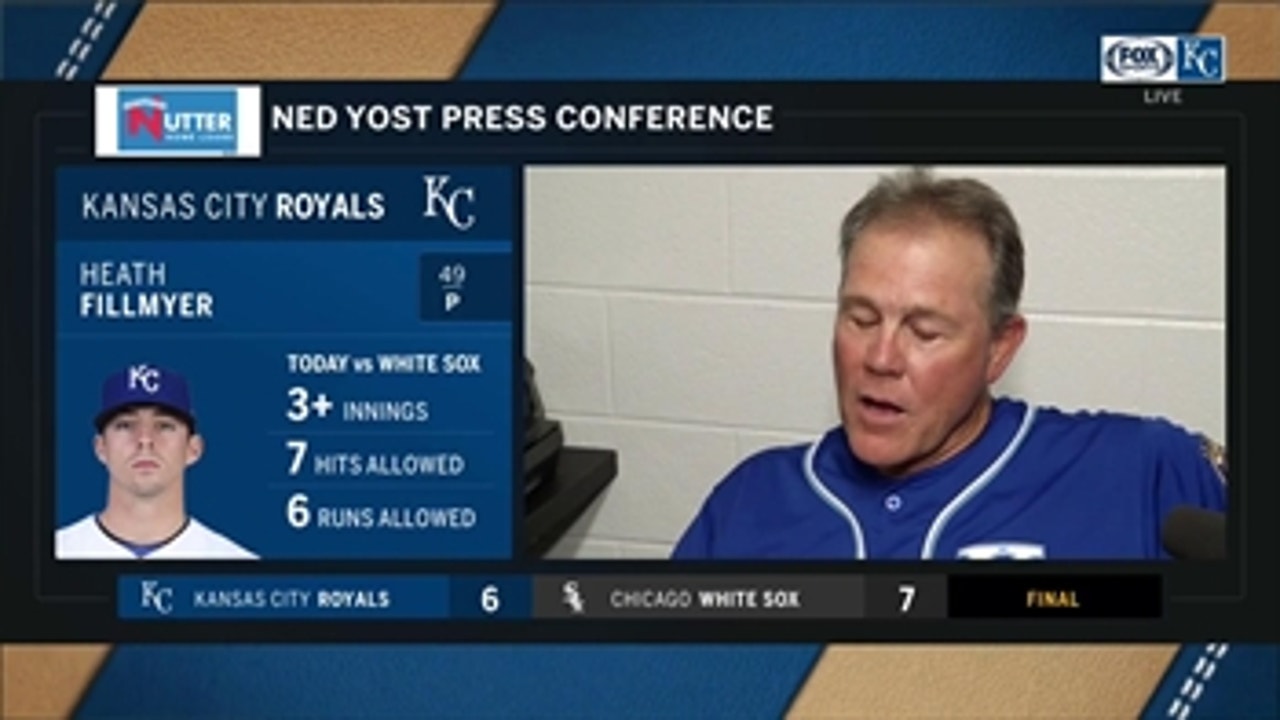 Yost on keeping Fillmyer in: 'By the time I could get somebody up, the game was tied'