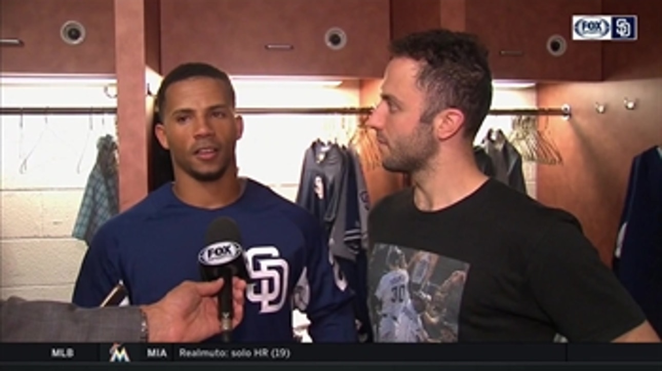 Francisco Mejía talks about being called up by the Padres