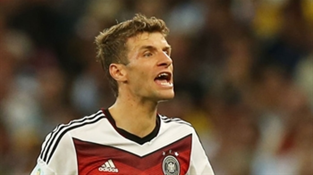 Muller brace doubles Germany advantage