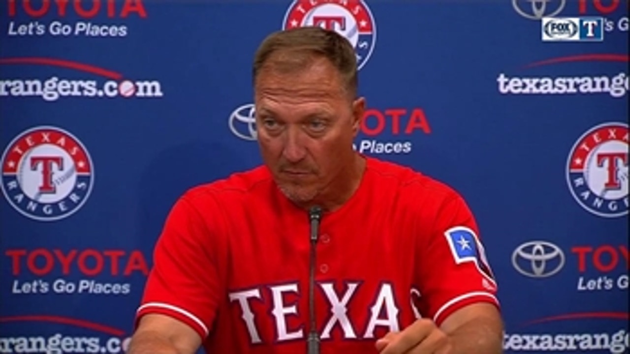 Jeff Banister on Mendez's 1st start: 'Second inning was a challenge'