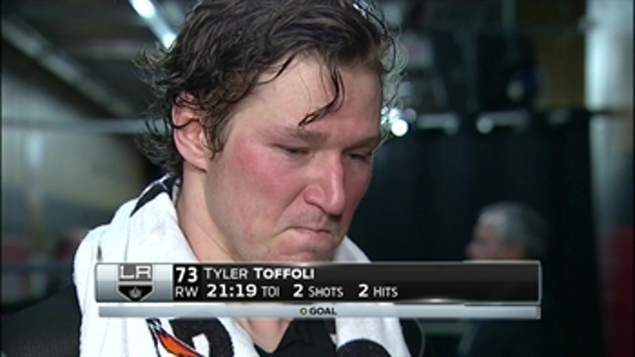 Tyler Toffoli: We let them have too many scoring chances