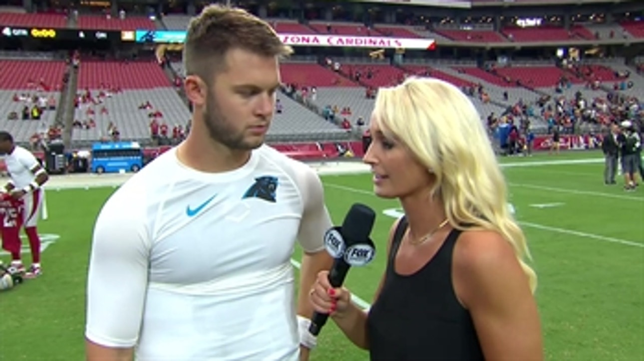 Panthers QB Kyle Allen: 'Happy we got a win ... I'm just doing my job'