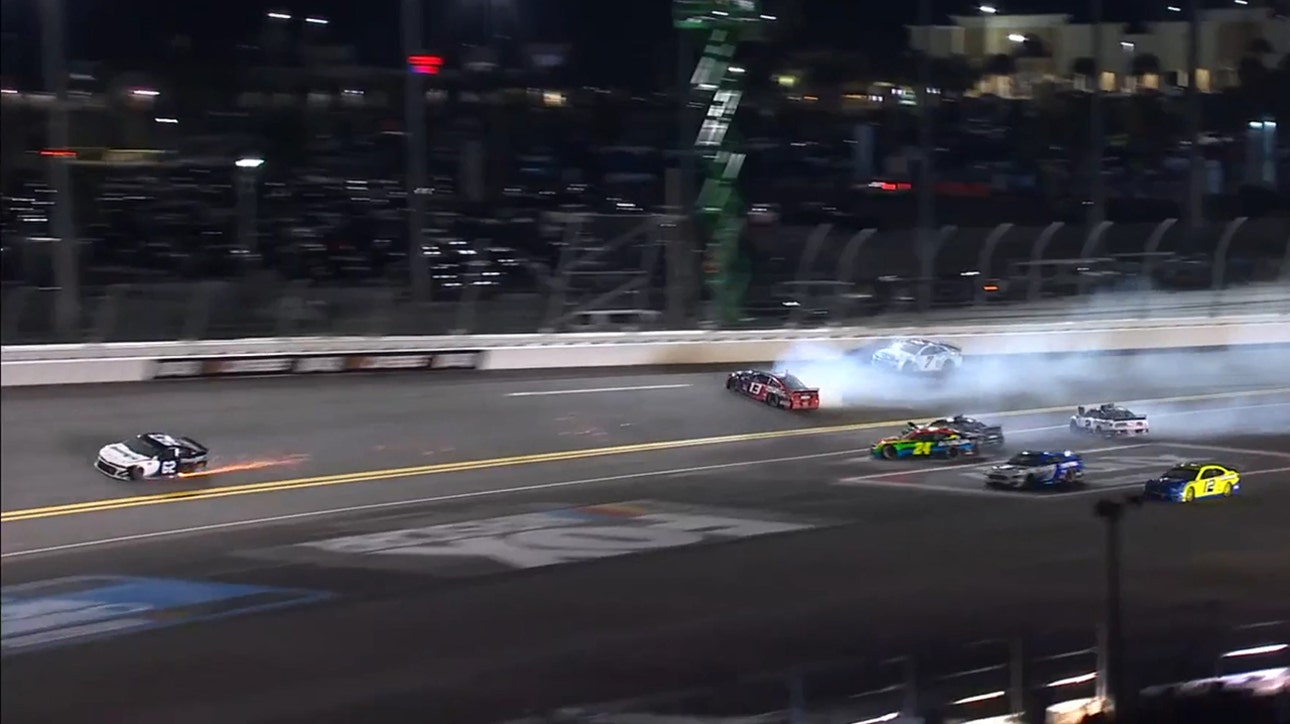 Multi-car wreck takes out Brad Keselowski and Noah Gragson with only 5 laps to go