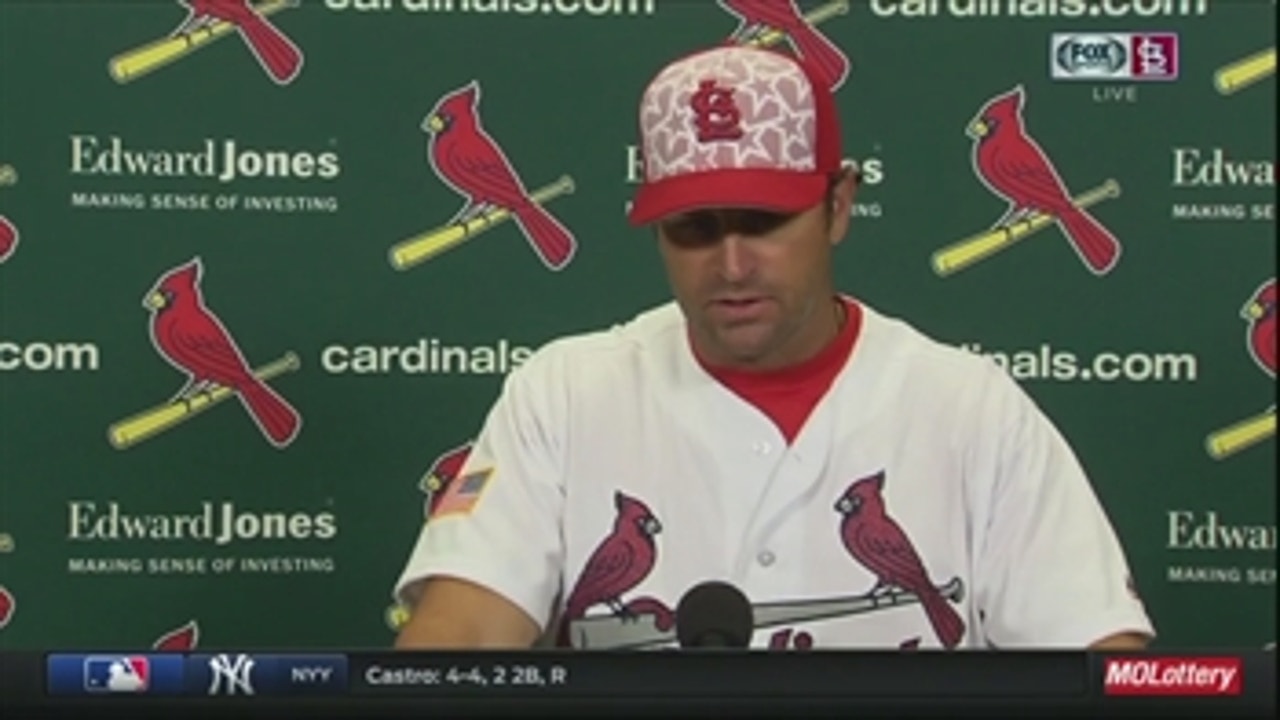 Mike Matheny on Carlos Martinez's loss: 'Too bad that we couldn't get some big hits for him'