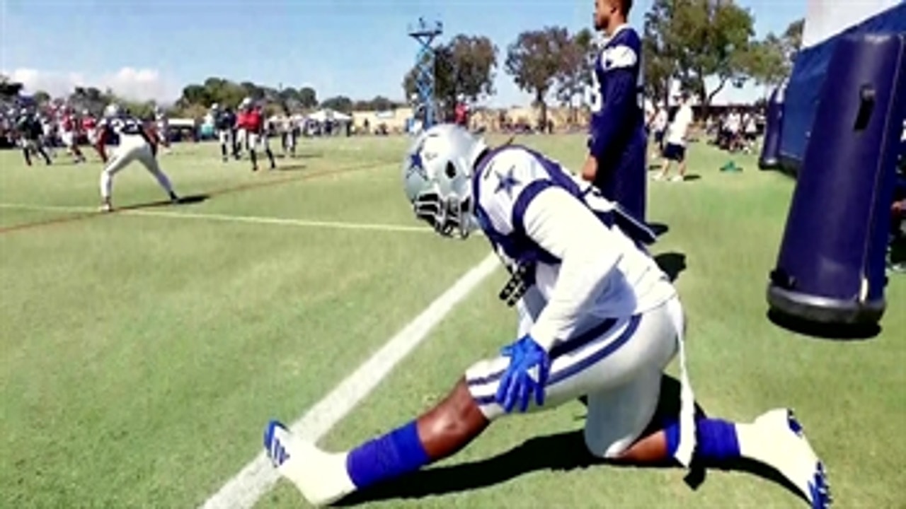 Jaylon Smith is happy to be back at camp with the team