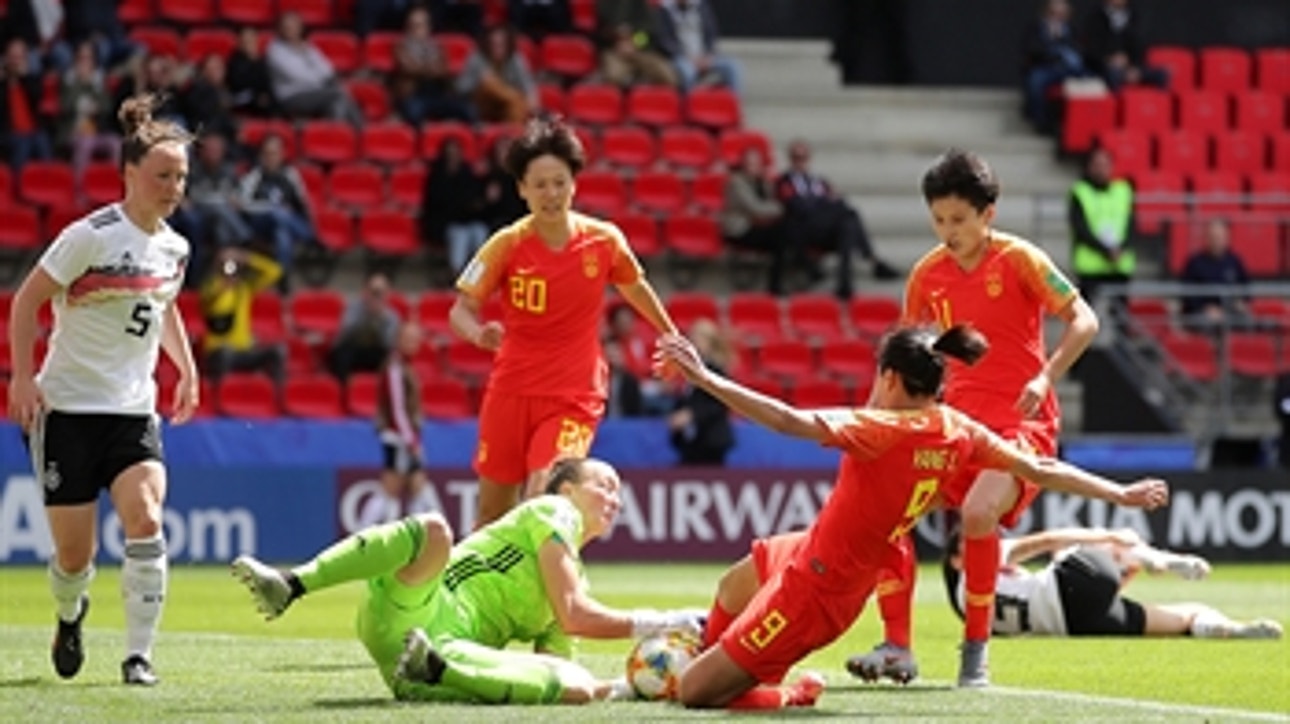 Watch China's ridiculously close chance vs. Germany in the 2019 FIFA Women's World Cup™