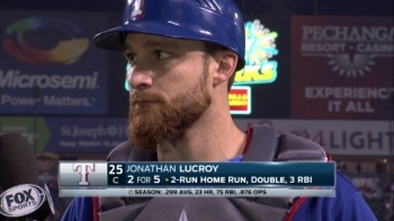 Jonathan Lucroy provides late offense in 8-5 win