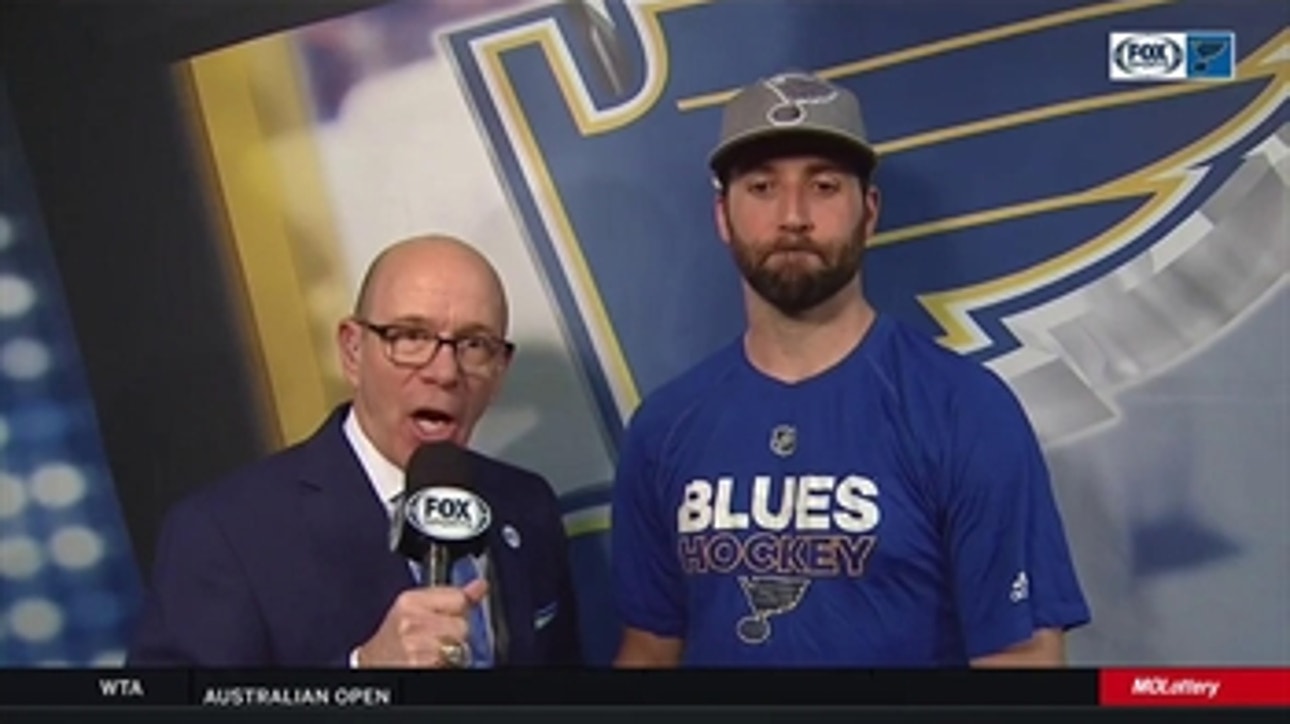 Hutton on Blues' win over Senators: 'I thought we played great'