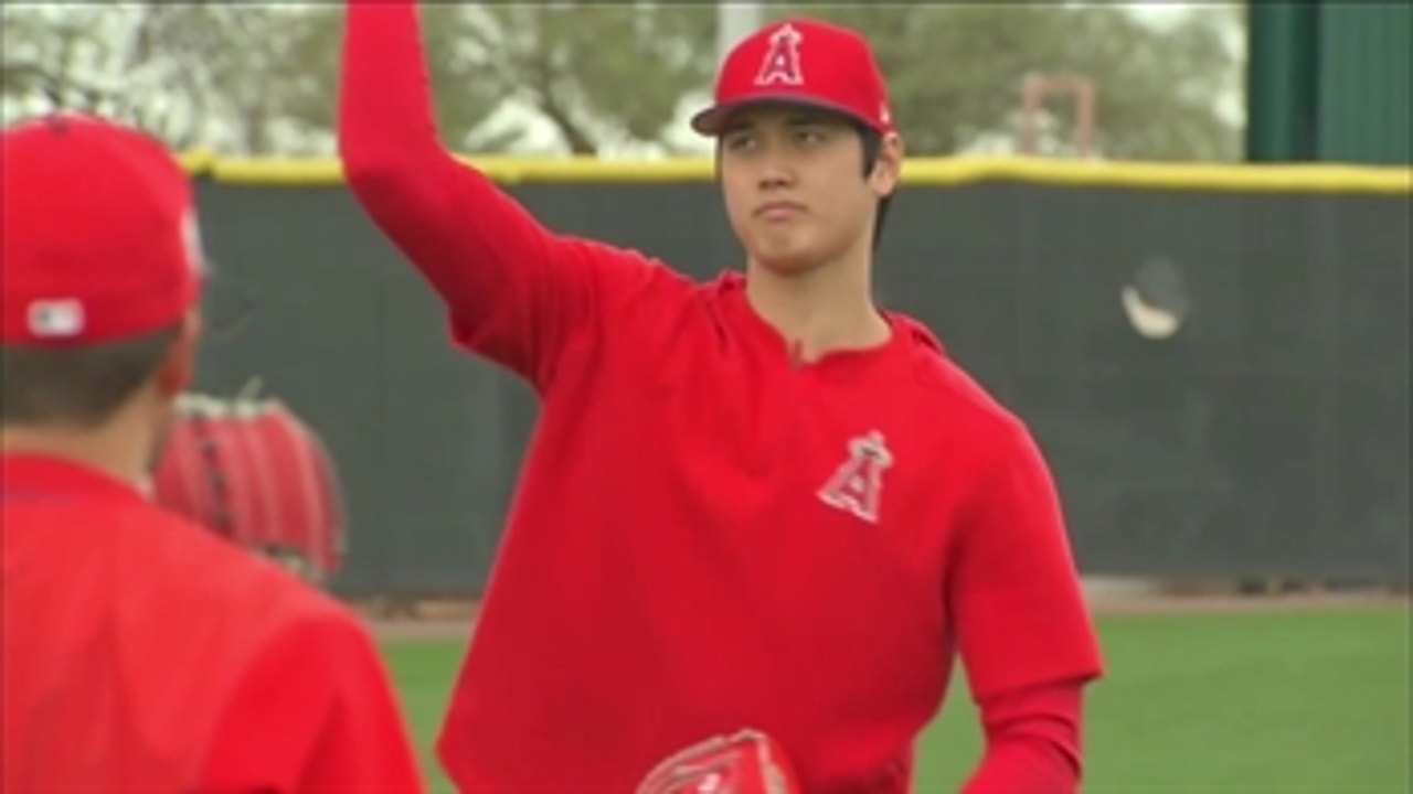 Shohei Ohtani throws for first time since Tommy John surgery