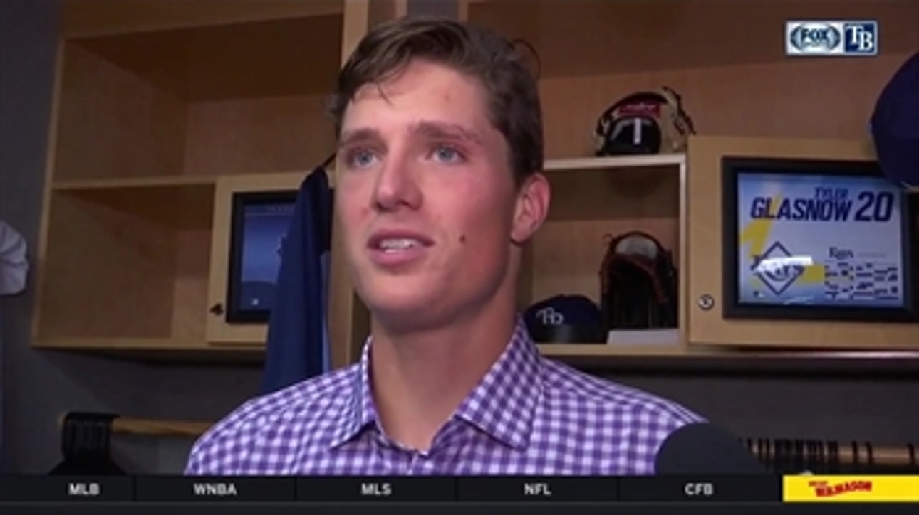 Tyler Glasnow on Rays debut: 'I could just tell there was a lot of confidence in me'