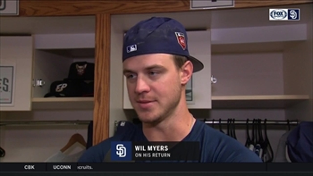 Wil Myers talks about his return from the DL