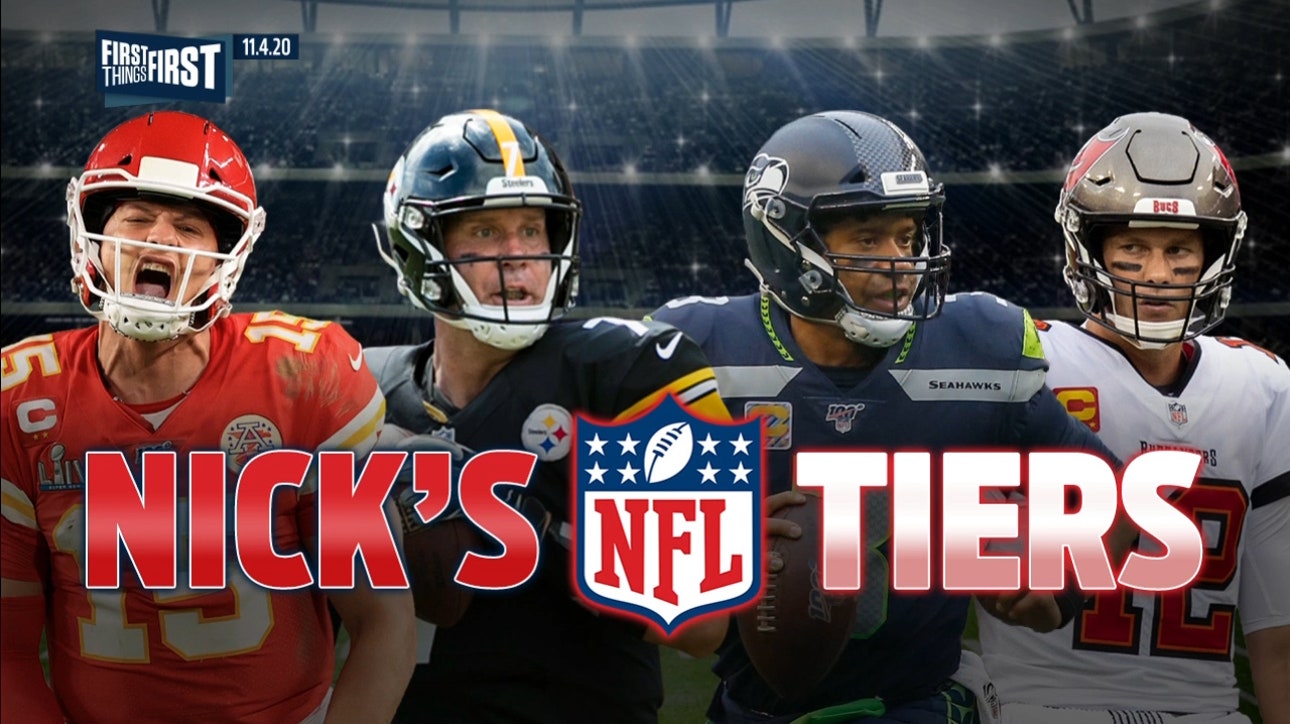 Nick Wright breaks down his NFL Tiers entering Week 9 ' FIRST THINGS FIRST