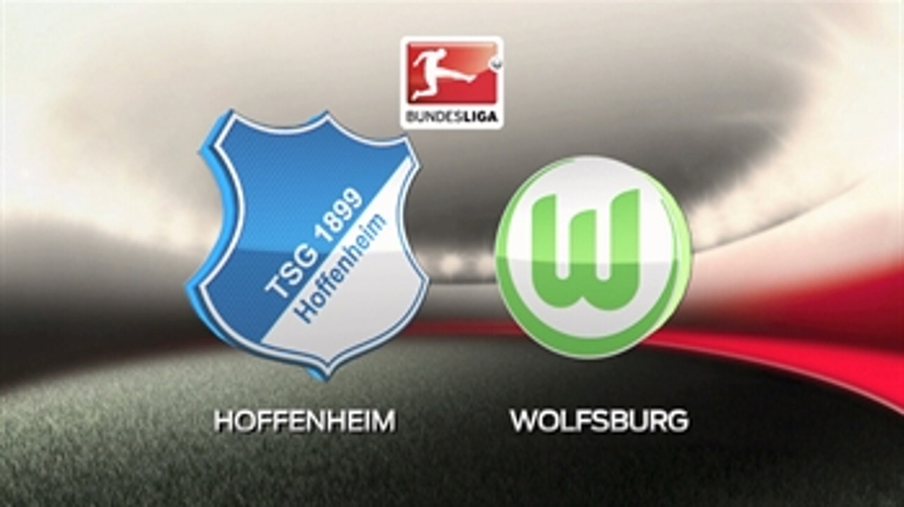 1899 Hoffenheim vs. VFL Wolfsburg ' 2016-17 Bundesliga Highlights