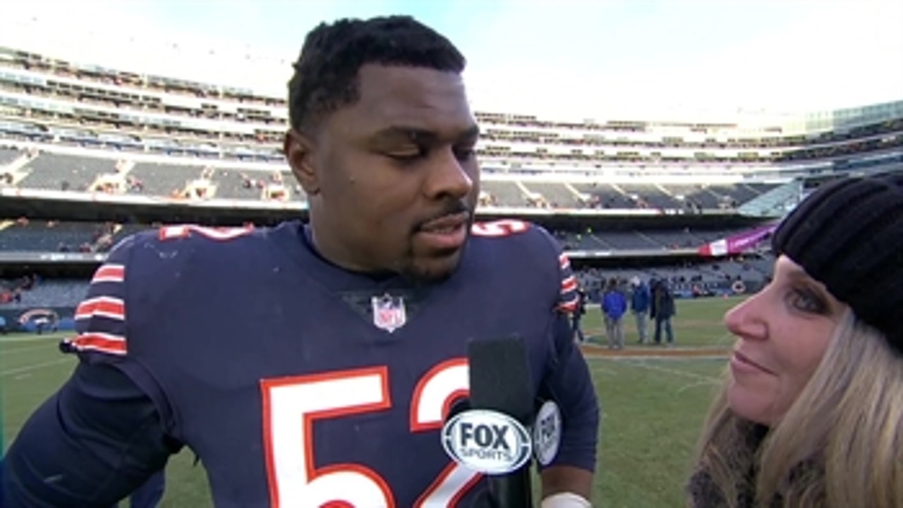 Khalil Mack is happy to be back playing with the Bears: 'It feels amazing'
