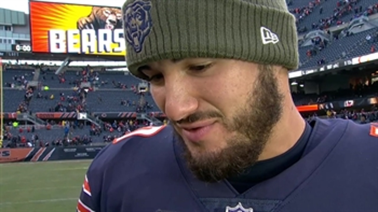 Mitchell Trubisky thinks things are 'clicking' for the Bears after their win against the Lions.