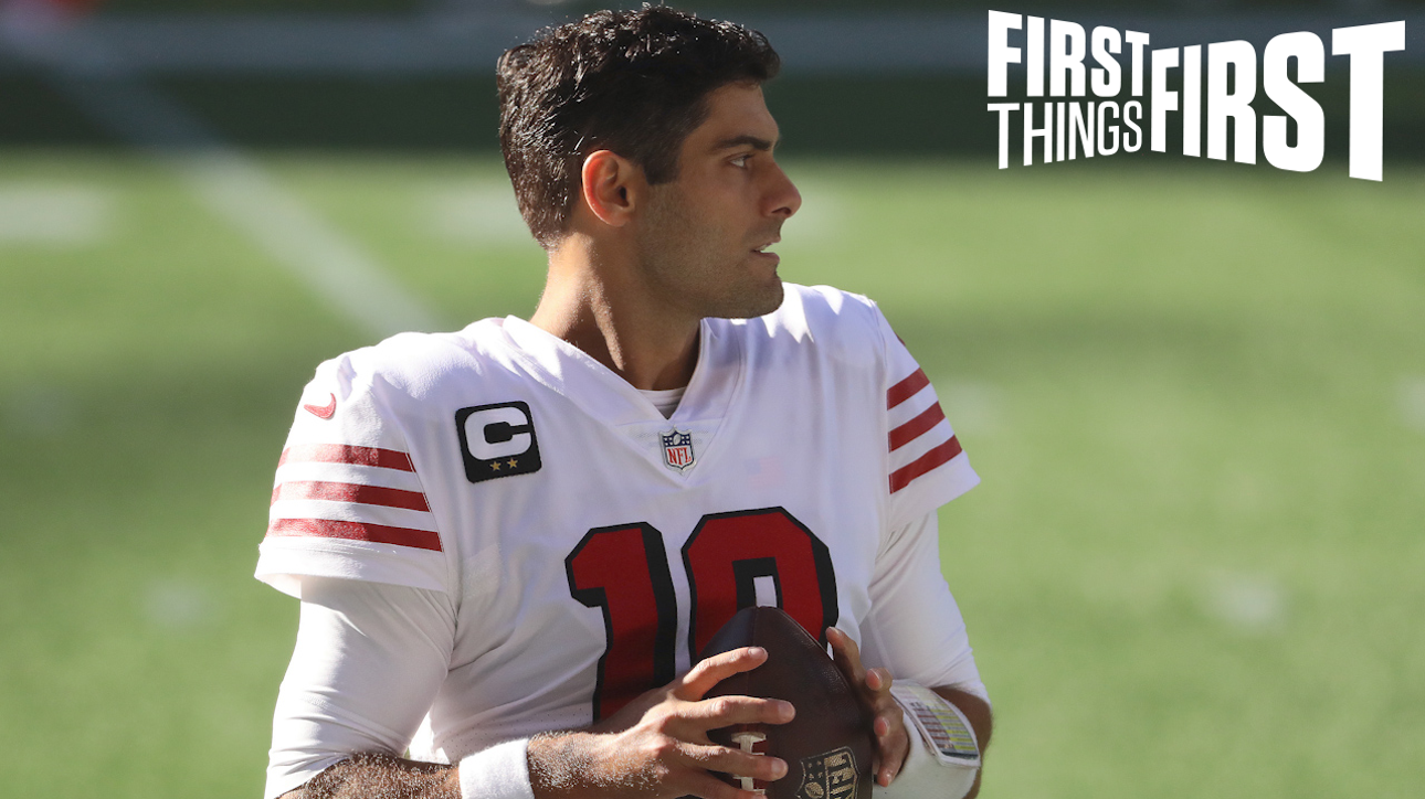 Nick Wright on SF 49ers: Jimmy G isn't great but other QBs aren't readily available | FIRST THINGS FIRST