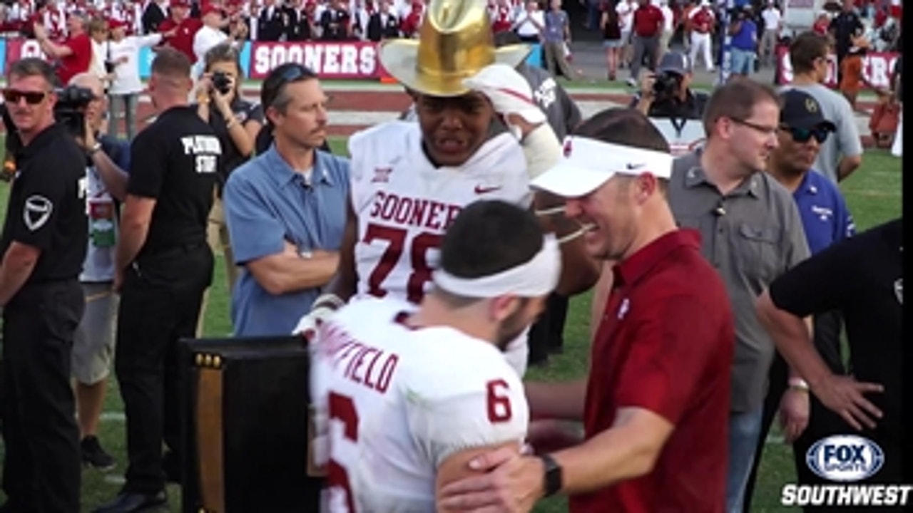 Sights & Sounds of Oklahoma's Red River Showdown win