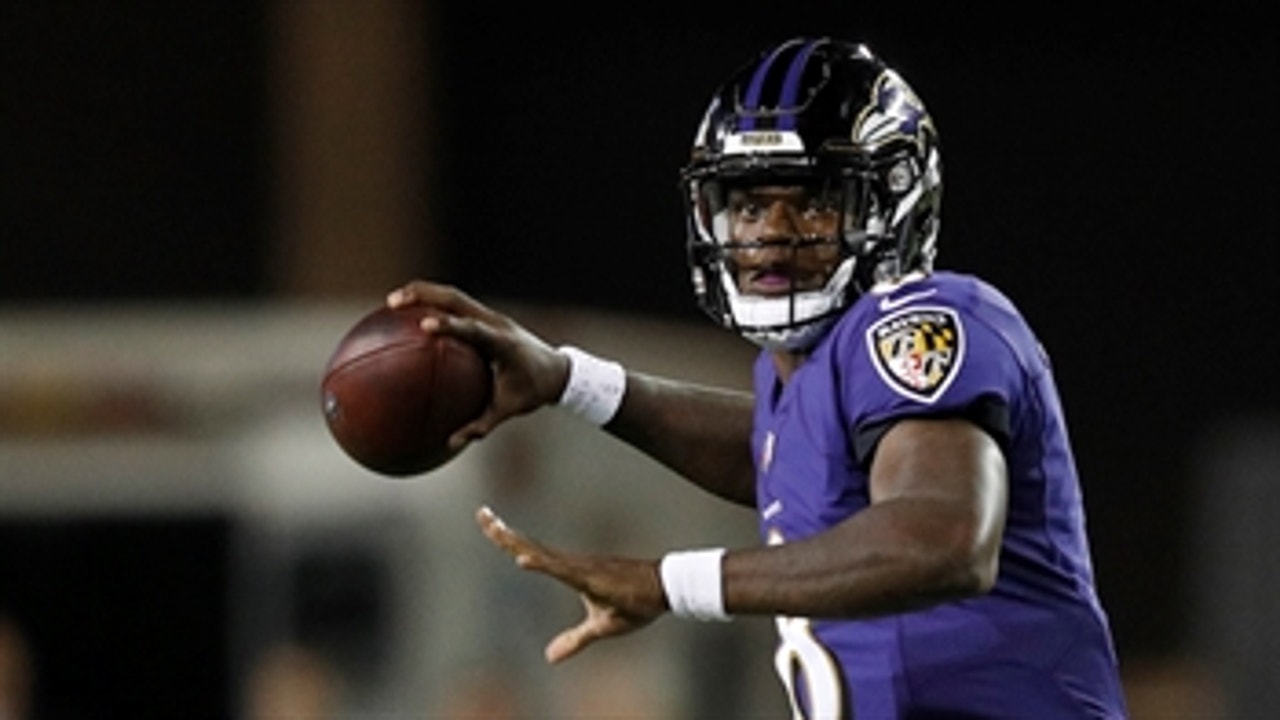 Skip Bayless believes the Ravens should start Lamar Jackson Week 1 despite preseason struggles