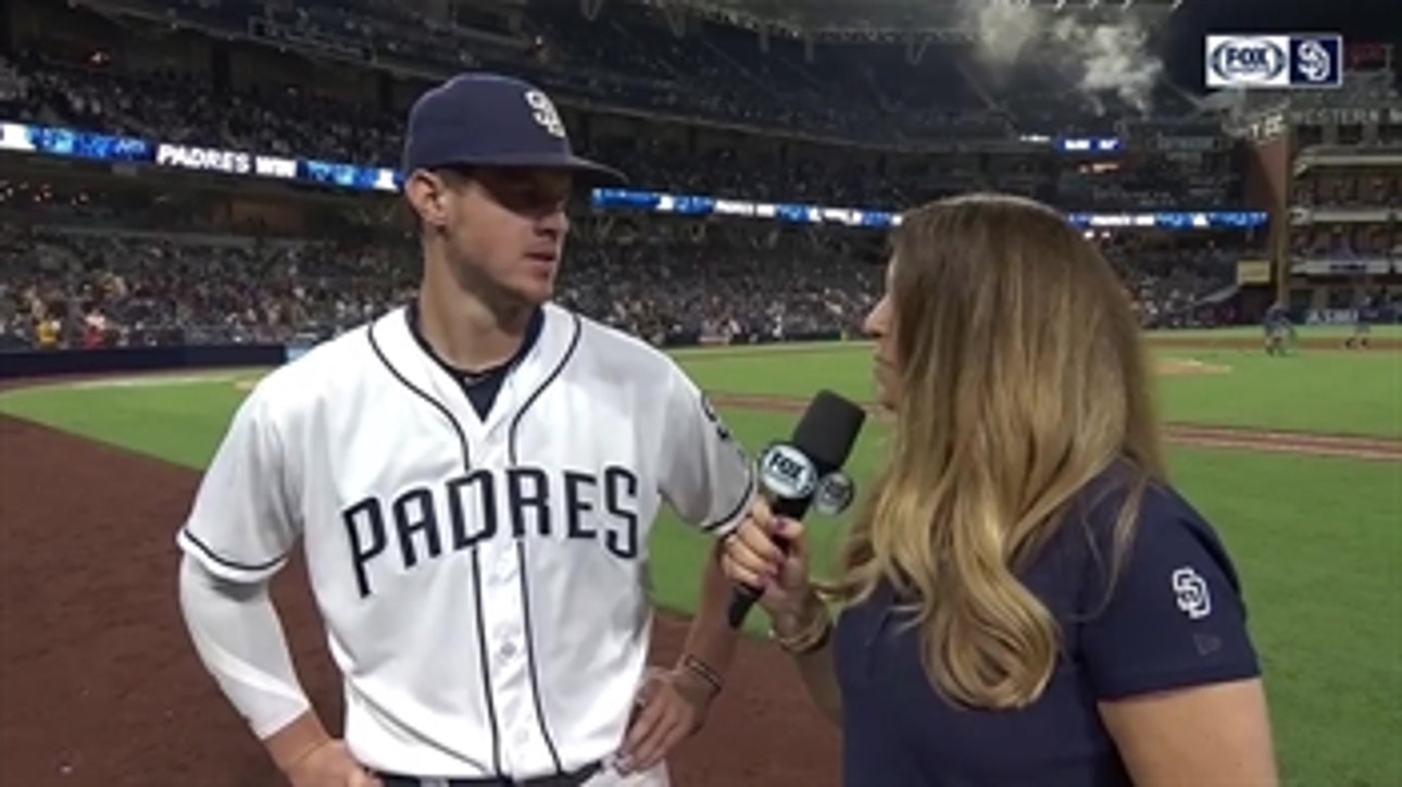 Wil Myers talks about his 2-for-4 night following the win