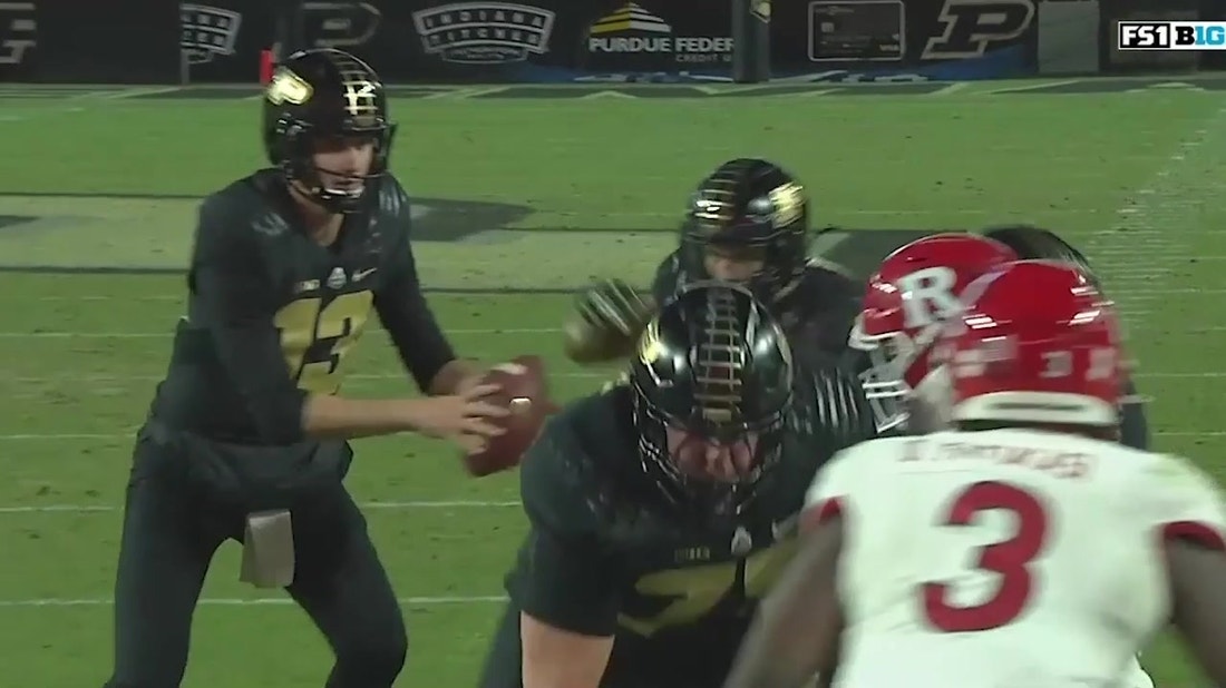 Purdue QB Jack Plummer takes it himself to extend lead over Rutgers, 23-13