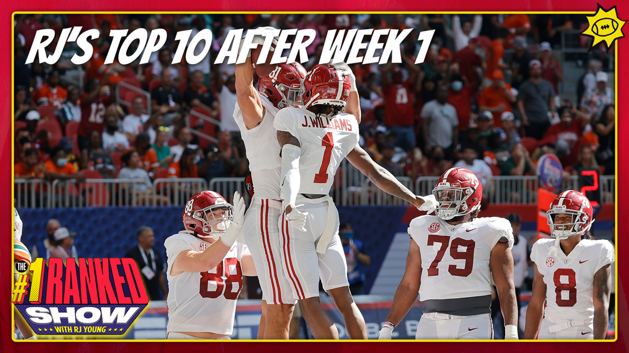 RJ Young reveals his Top 10 teams following Week 1 of the CFB season