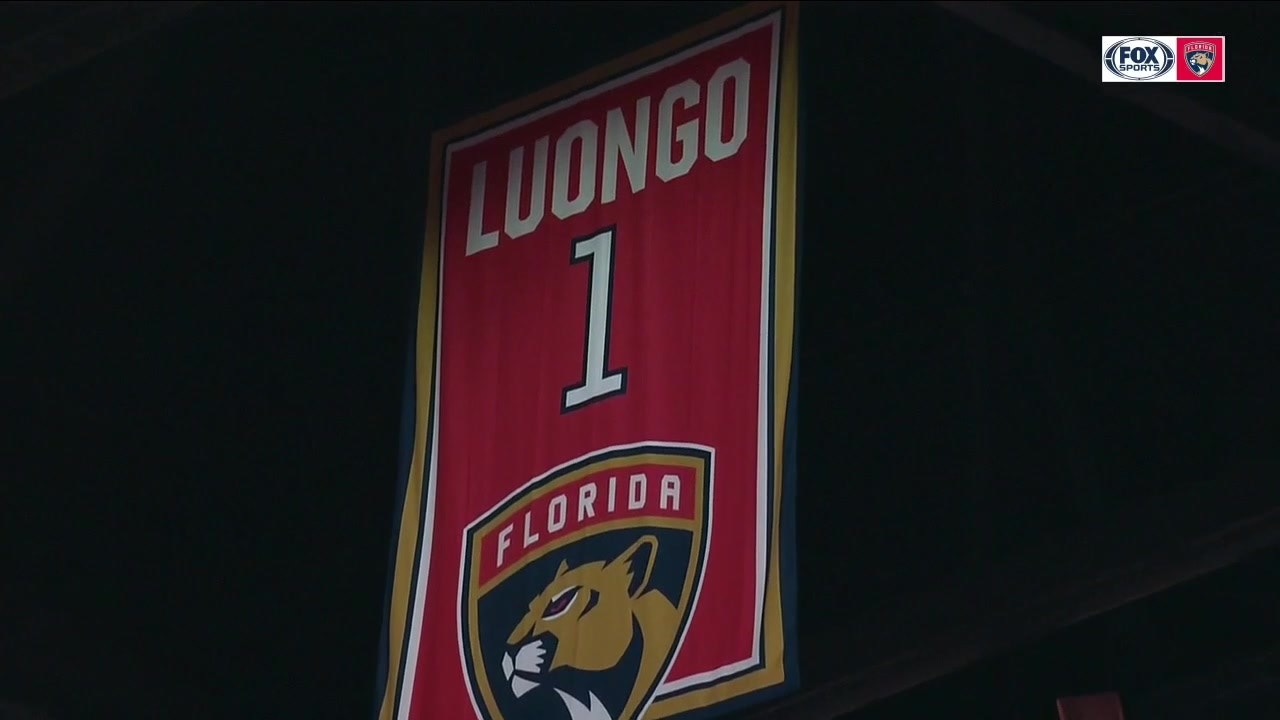 Panthers hoist Roberto Luongo's No. 1 up to the rafters