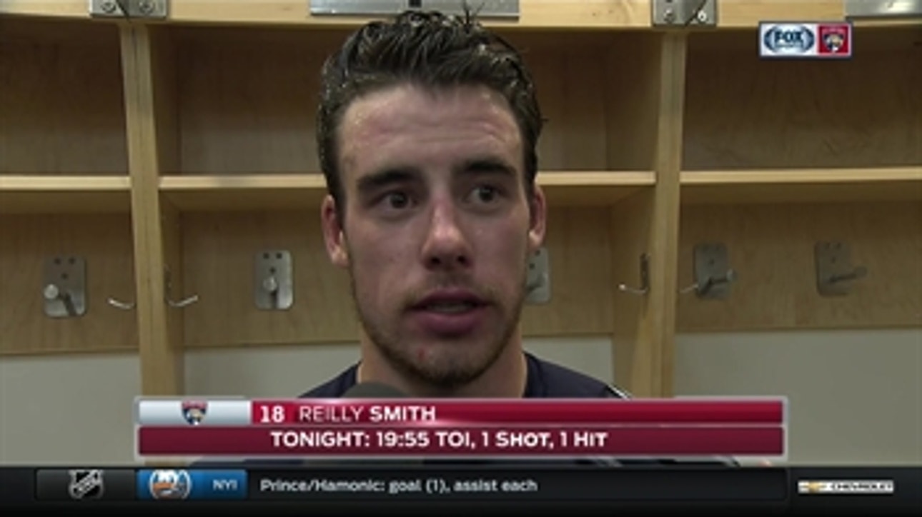 Panthers' Reilly Smith discusses highs and lows of close loss