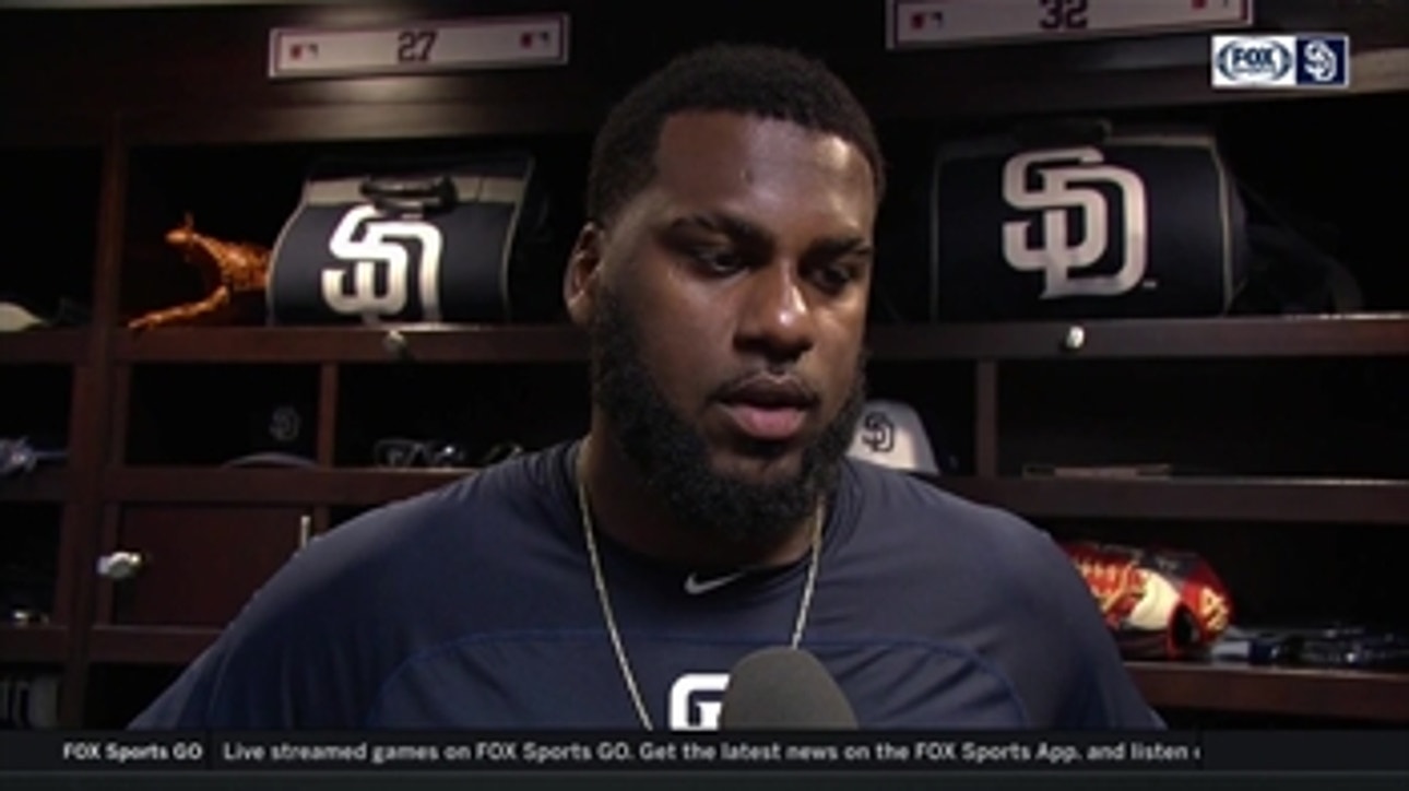Franmil Reyes on first MLB home run: 'It feels great'