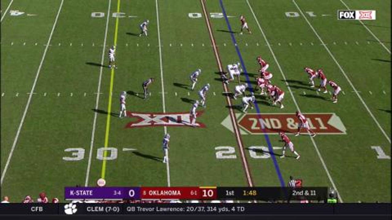 HIGHLIGHTS: Kyler Murray finds Ceedee Lamb for 82-yard strike to give OU 17-0 lead