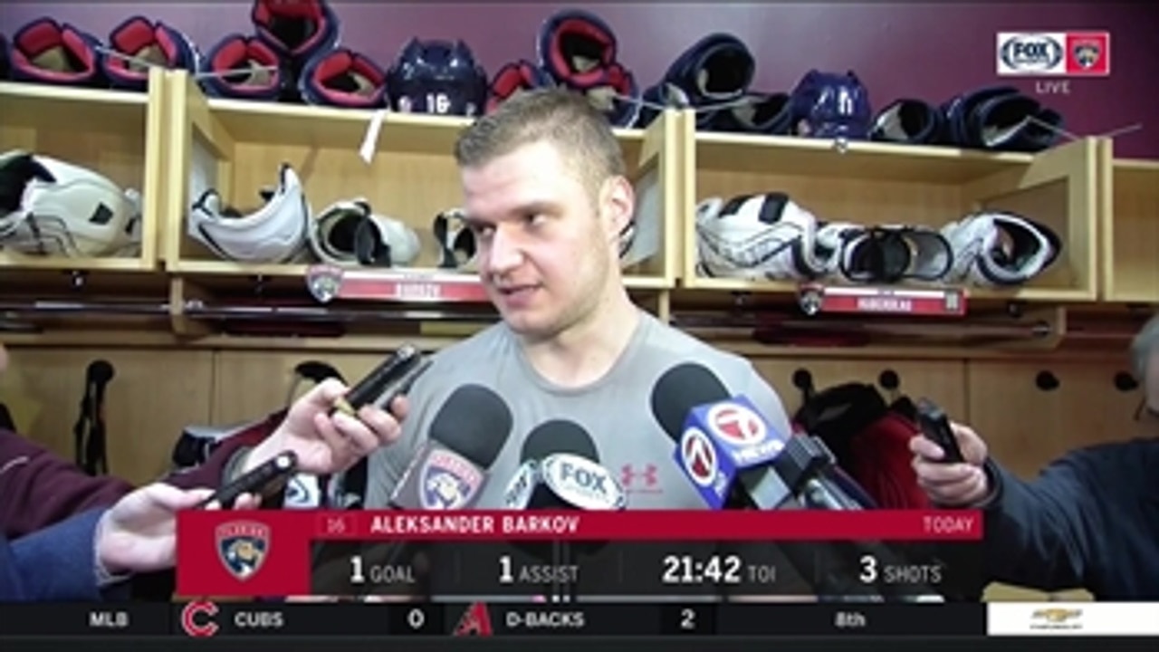 Barkov on playoff spot: 'We still have a lot of games to go'