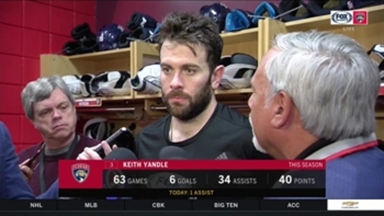 Yandle on win: 'We gave up too many shots'