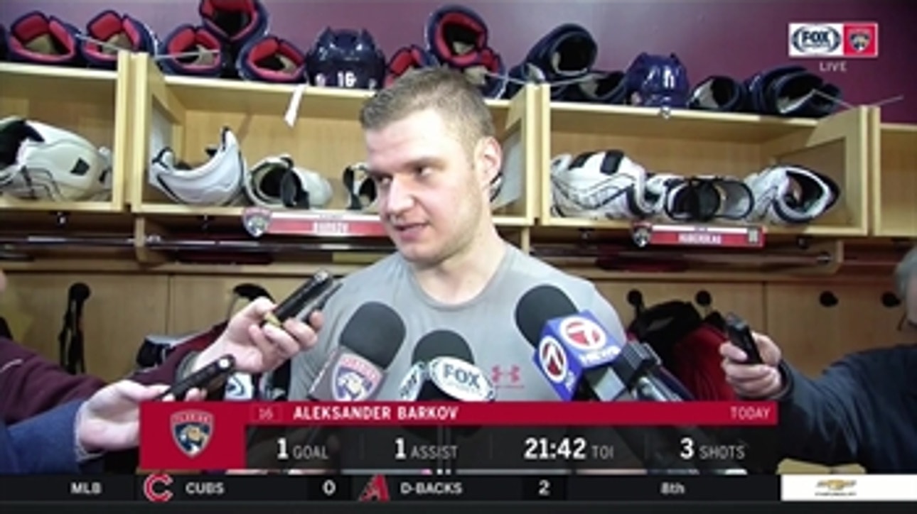 Barkov on playoff spot: 'We still have a lot of games to go'