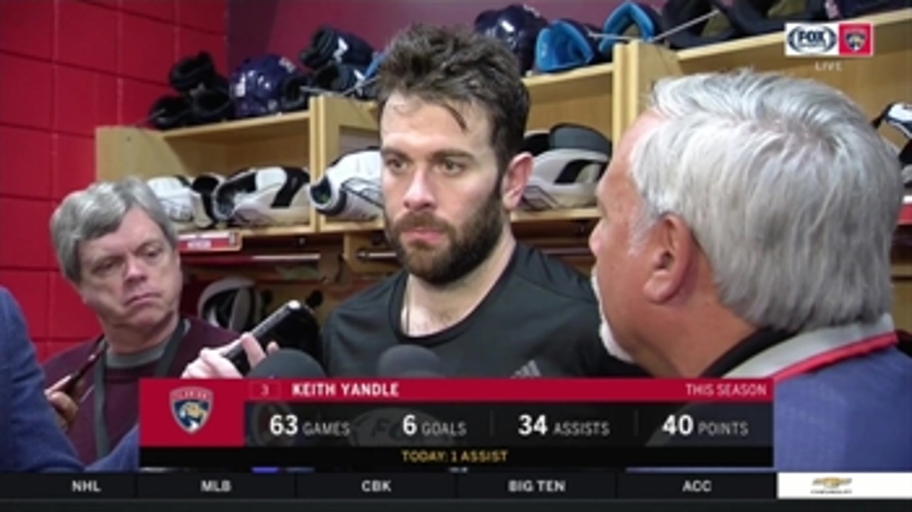 Yandle on win: 'We gave up too many shots'