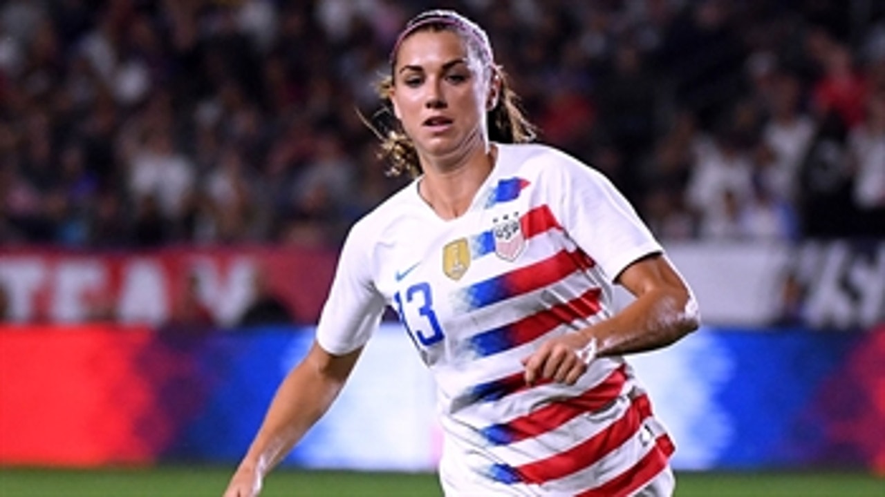 Alex Morgan makes it 5-0 with career goal No. 95 against Jamaica ' 2018 CONCACAF Women's Championship