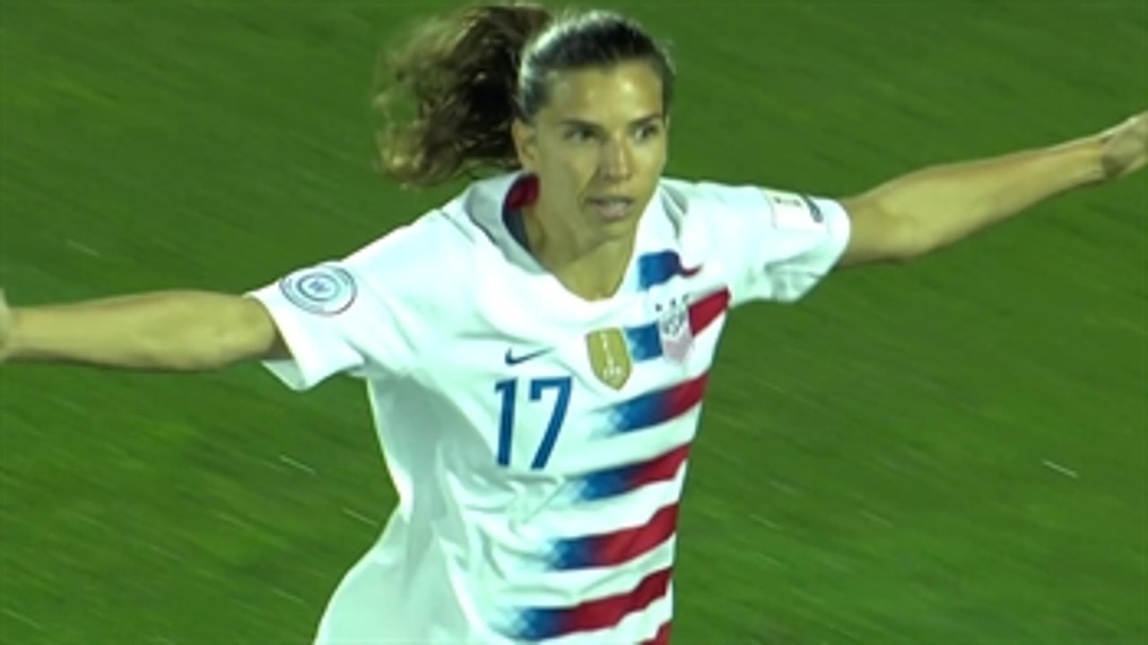 Tobin Heath opens scoring in 2nd minute for USWNT against Jamaica | 2018 CONCACAF Women's Championship