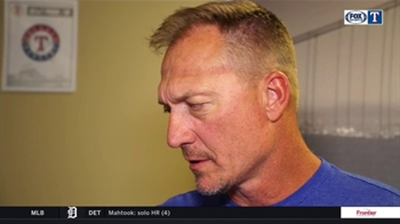 Jeff Banister talks Rangers comeback attempt, loss to Giants