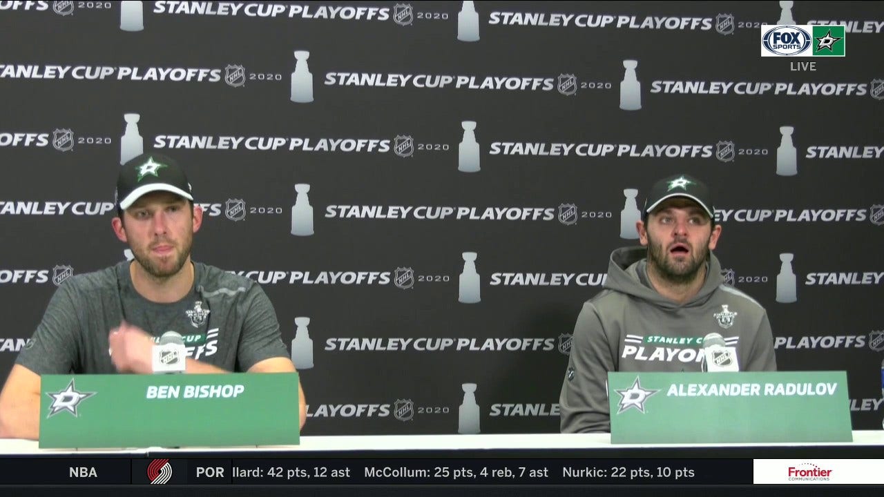 Ben Bishop, Alexander Radulov on the Dallas Game 2 Win